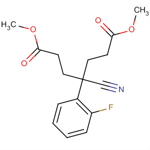 Heptanedioic acid, 4-cyano-4-(2-fluorophenyl)-, dimethyl ester