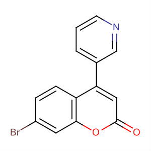 2H-1-Benzopyran-2-one, 7-bromo-4-(3-pyridinyl)-