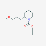 tert-butyl 2-(3-hydroxypropyl)piperidine-1-carboxylate