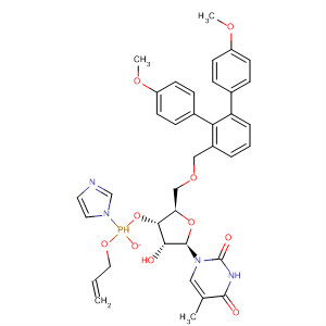 Thymidine, 5'-O-[bis(4-methoxyphenyl)phenylmethyl]-, 3'-(2-propenyl1H-imidazol-1-ylphosphonite)