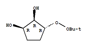 1,2-CYCLOPENTANEDIOL,3-[(1,1-DIMETHYLETHYL)DIOXY]-,(1-A-,2-A-,3BETA-)-