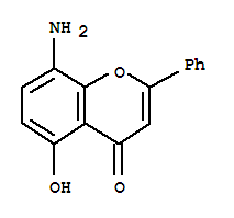 4H-1-Benzopyran-4-one,8-amino-5-hydroxy-2-phenyl-