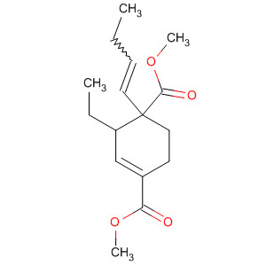 1-Cyclohexene-1,4-dicarboxylic acid, 4-(1-butenyl)-3-ethyl-, dimethylester