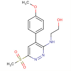 Ethanol,2-[[4-(4-methoxyphenyl)-6-(methylsulfonyl)-3-pyridazinyl]amino]-
