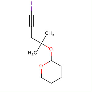 2H-Pyran, tetrahydro-2-[(4-iodo-1,1-dimethyl-3-butynyl)oxy]-