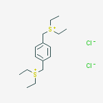 Sulfonium, [1,4-phenylenebis(methylene)]bis[diethyl-, dichloride