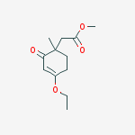 3-Cyclohexene-1-acetic acid, 4-ethoxy-1-methyl-2-oxo-, methyl ester