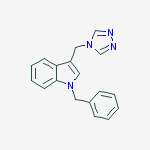 1H-Indole, 1-(phenylmethyl)-3-(4H-1,2,4-triazol-4-ylmethyl)-