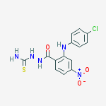 2-({2-[(4-chlorophenyl)amino]-4-nitrophenyl}carbonyl)hydrazinecarbothioamide