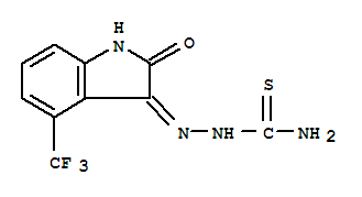 2-[2-oxo-4-(trifluoromethyl)-2H-indol-3-yl]hydrazinecarbothioamide