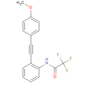 Acetamide, 2,2,2-trifluoro-N-[2-[(4-methoxyphenyl)ethynyl]phenyl]-