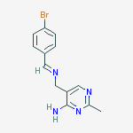 5-({[(E)-(4-bromophenyl)methylidene]amino}methyl)-2-methylpyrimidin-4-amine