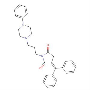 2,5-Pyrrolidinedione,3-(diphenylmethylene)-1-[3-(4-phenyl-1-piperazinyl)propyl]-