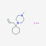Iodomethane;1-methyl-4-(1-prop-2-enylcyclohexyl)piperazine