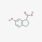 6-Hydroxy-2,3-dihydro-1H-indene-1-carboxylic acid