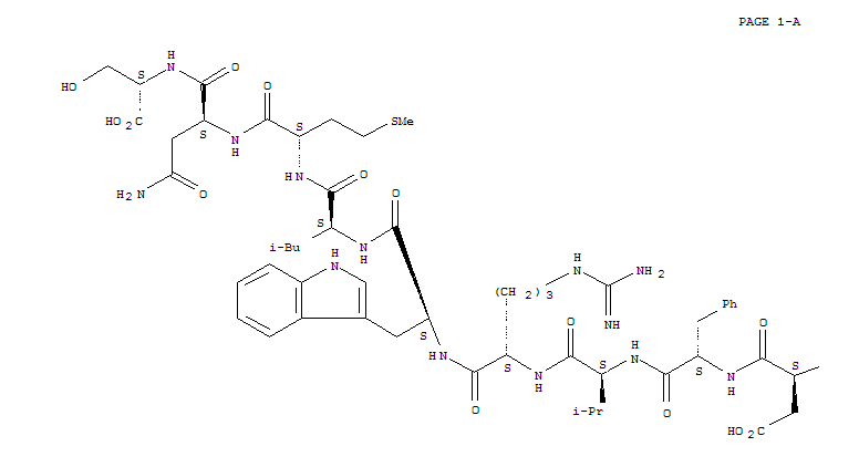 L-Serine,L-histidyl-L-seryl-L-a-glutamylglycyl-L-threonyl-L-phenylalanyl-L-threonyl-L-seryl-L-a-aspartyl-L-tyrosyl-L-seryl-L-lysyl-L-tyrosyl-L-methionyl-L-a-glutamyl-L-asparaginyl-L-lysyl-L-glutaminyl-L-alanyl-L-lysyl-L-a-aspartyl-L-phenylalanyl-L-valyl-L