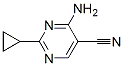 5-Pyrimidinecarbonitrile,  4-amino-2-cyclopropyl-