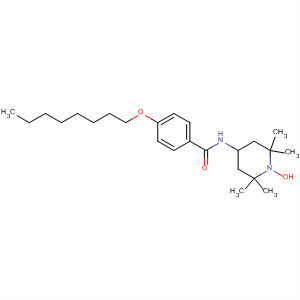1-Piperidinyloxy, 2,2,6,6-tetramethyl-4-[[4-(octyloxy)benzoyl]amino]-