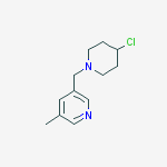 3-[(4-chloropiperidin-1-yl)methyl]-5-methylpyridine