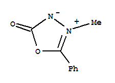 1,3,4-Oxadiazolium,4-methyl-2-oxo-5-phenyl-, inner salt
