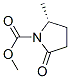 1-Pyrrolidinecarboxylicacid, 2-methyl-5-oxo-, methyl ester, (2R)-