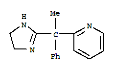 2-[1-(4,5-dihydro-1H-imidazol-2-yl)-1-phenylethyl]pyridine