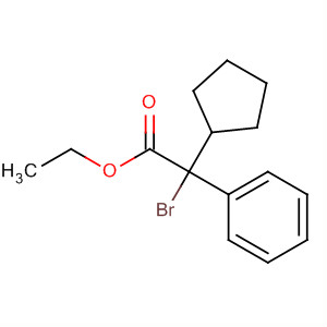 Benzeneacetic acid, a-bromo-a-cyclopentyl-, ethyl ester