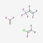 1-Propene, 1,1,2,3,3,3-hexafluoro-, polymer with chlorotrifluoroethene and 1,1-difluoroethene