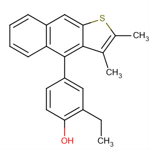 Phenol, 4-(2,3-dimethylnaphtho[2,3-b]thien-4-yl)-2-ethyl-