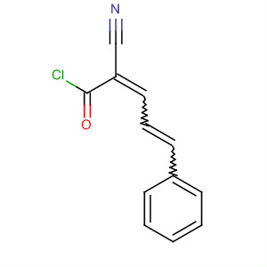 2,4-Pentadienoyl chloride, 2-cyano-5-phenyl-