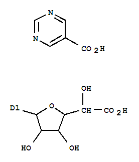Allofuranuronic acid,1-(carboxypyrimidinyl)-1-deoxy- (9CI)