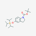 1H-Indole, 2,3-dihydro-6-(phenylmethoxy)-