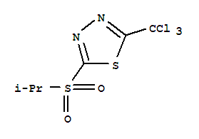 1,3,4-Thiadiazole,2-[(1-methylethyl)sulfonyl]-5-(trichloromethyl)-