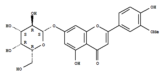 4H-1-Benzopyran-4-one,7-(b-D-galactopyranosyloxy)-5-hydroxy-2-(4-hydroxy-3-methoxyphenyl)-
