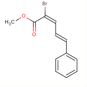 2,4-Pentadienoic acid, 2-bromo-5-phenyl-, methyl ester, (2E,4E)-