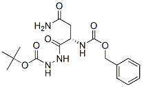 2-[(S)-4-Amino-1,4-dioxo-2-[[(benzyloxy)carbonyl]amino]butyl]hydrazine-1-carboxylic acid tert-butyl ester