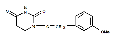 1-[(3-methoxybenzyl)oxy]dihydropyrimidine-2,4(1H,3H)-dione