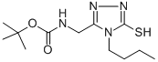 5-(N-TERT-BUTOXYCARBONYLAMINOMETHYL)-4-BUTYL-1,2,4-TRIAZOLE-3-THIOL