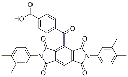 4-(2,6-bis(3,4-dimethylphenyl)-1,3,5,7-tetraoxo-1,2,3,5,6,7-hexahydropyrrolo[3,4-f]isoindole-4-carbonyl)benzoic acid
