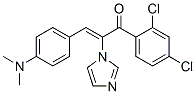 2-Propen-1-one,  1-(2,4-dichlorophenyl)-3-[4-(dimethylamino)phenyl]-2-(1H-imidazol-1-yl)-