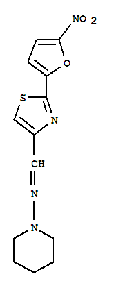 1-piperidinamine, N-[[2-(5-nitro-2-furanyl)-4-thiazolyl]methylene]-