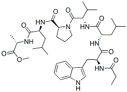 N-[N-[1-[N-[N-(N-Propionyl-L-tryptophyl)-L-leucyl]-L-valyl]-L-prolyl]-L-leucyl]-L-alanine methyl ester