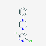 3,6-dichloro-4-(4-phenyl-1-piperazinyl)pyridazine