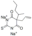 5-allyl-5-(1-methylbutyl)-2-thiobarbituric acid, sodium derivative