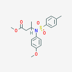 methyl 3-{(4-methoxyphenyl)[(4-methylphenyl)sulfonyl]amino}butanoate