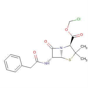 4-Thia-1-azabicyclo[3.2.0]heptane-2-carboxylic acid,3,3-dimethyl-7-oxo-6-[(phenylacetyl)amino]- (2S,5R,6R)-, chloromethylester