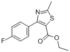 4-(4-FLUOROPHENYL)-2-METHYL-5-THIAZOLECARBOXYLIC ACID ETHYL ESTER