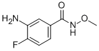 3-AMINO-4-FLUORO-N-METHOXYBENZAMIDE