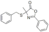 5(4H)-Oxazolone,  4-methyl-2-phenyl-4-[(phenylmethyl)thio]-