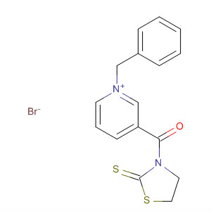 Pyridinium, 1-(phenylmethyl)-3-[(2-thioxo-3-thiazolidinyl)carbonyl]-,bromide